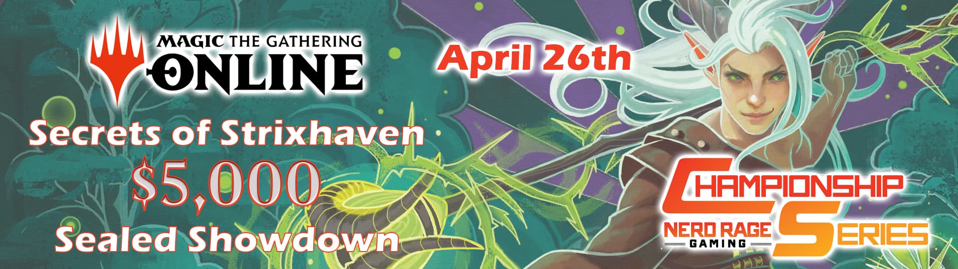 NRG Series: Magic X MTGO - Secrets of Strixhaven $5,000 Sealed Showdown